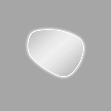 aqua perla led pebble mirror