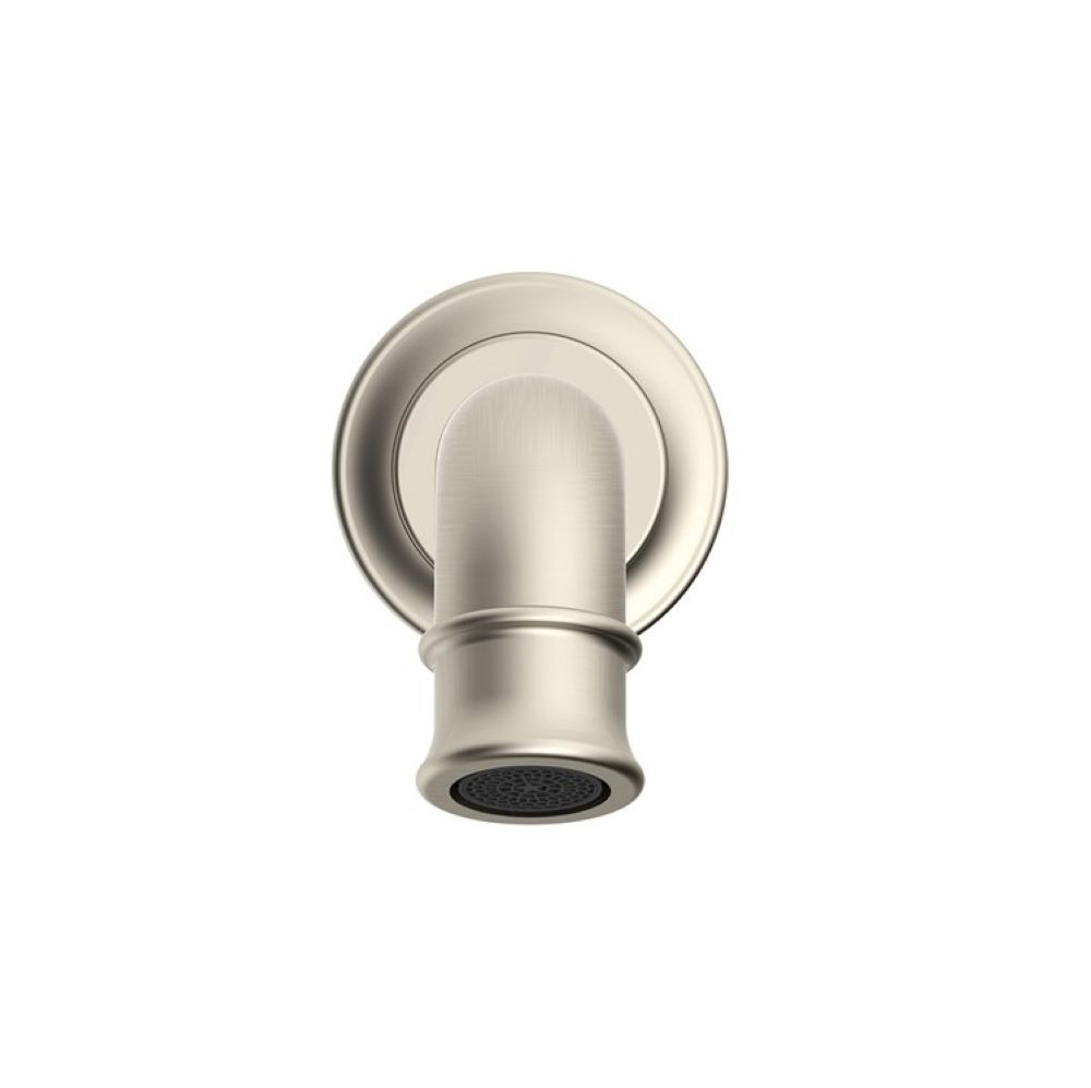 eternal wall spout, brushed nickel (pvd)