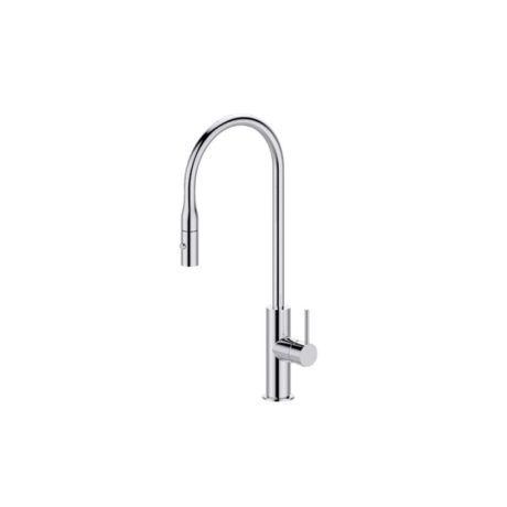kuchendesigner pull out kitchen mixer, chrome