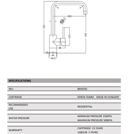 rund curved sink mixer, chrome