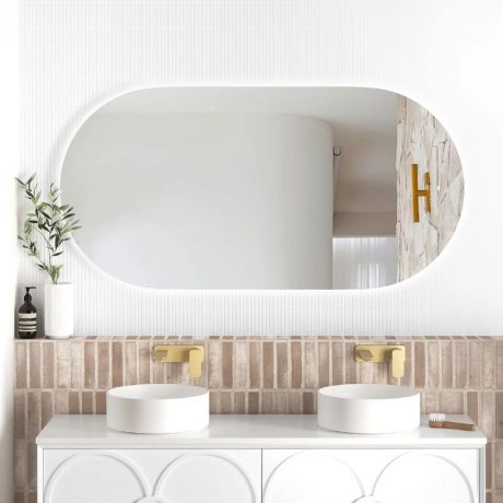 led noosa back lit frameless mirror 1500(w)x750(h)