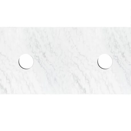 solid surface cloudy carrara top double bowl 1200mm