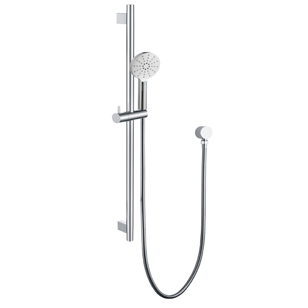 wahlen 10 (trade) round multifunction hand shower on sliding rail, chrome
