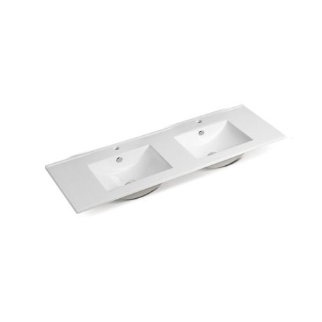 classic pcv floor mount double basin vanity 1500mm, vanity top