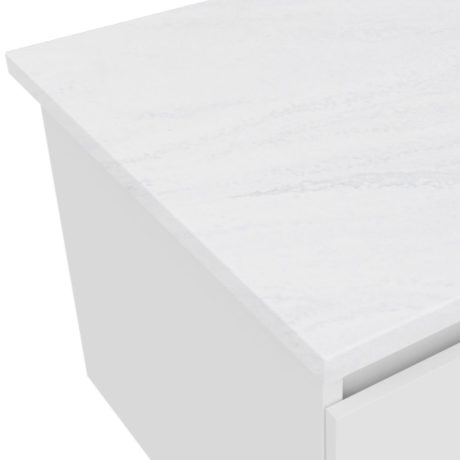 cloudburst solid surface top, rectangular full depth, 1200mm