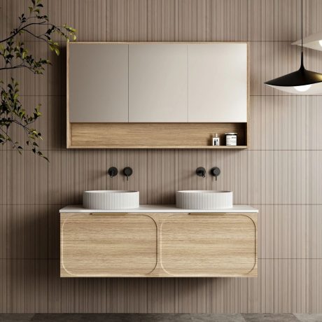 cicero shaving cabinet 1200mm, oak