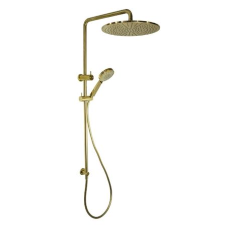 akemi combination shower, modern brass 300mm