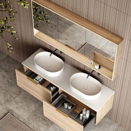cicero shaving cabinet 1500mm, oak