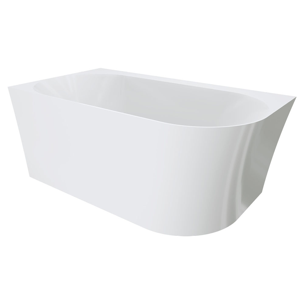 chloe acrylic corner bath, left, 1400mm
