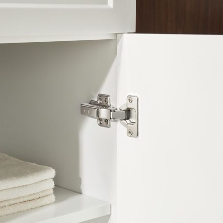 harrington pvc 1200mm matte white cabinet only, left hand drawers matte white handle