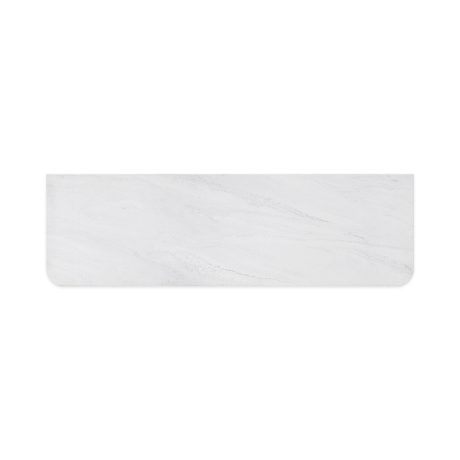 cloudburst solid surface top, curved full depth, 1500mm