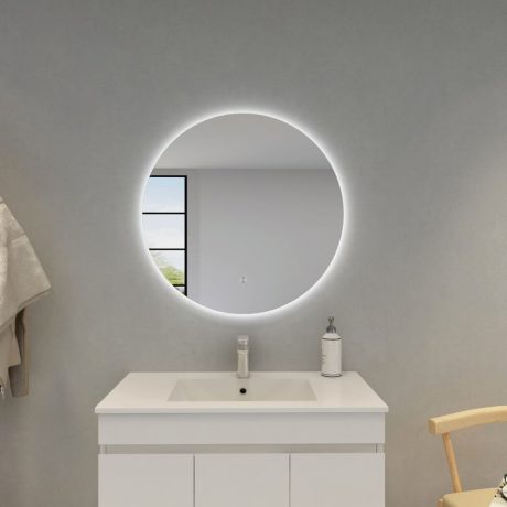 led round back lit mirror 800mm