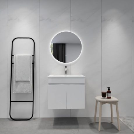 led round back lit mirror 600mm