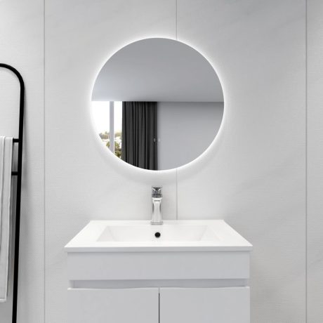 led round back lit mirror 600mm