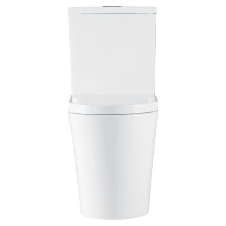 kaya tornado flush back to wall toilet suite, gloss white