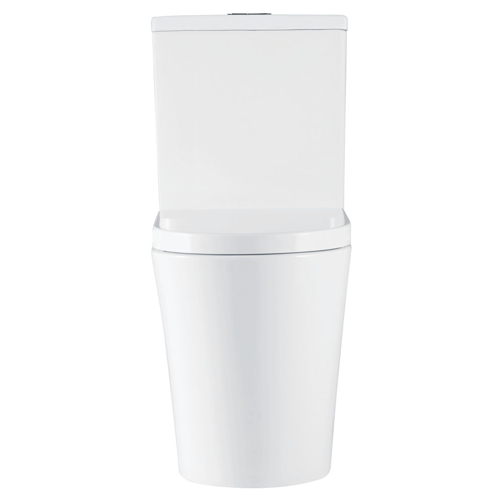 kaya tornado flush back to wall toilet suite, gloss white
