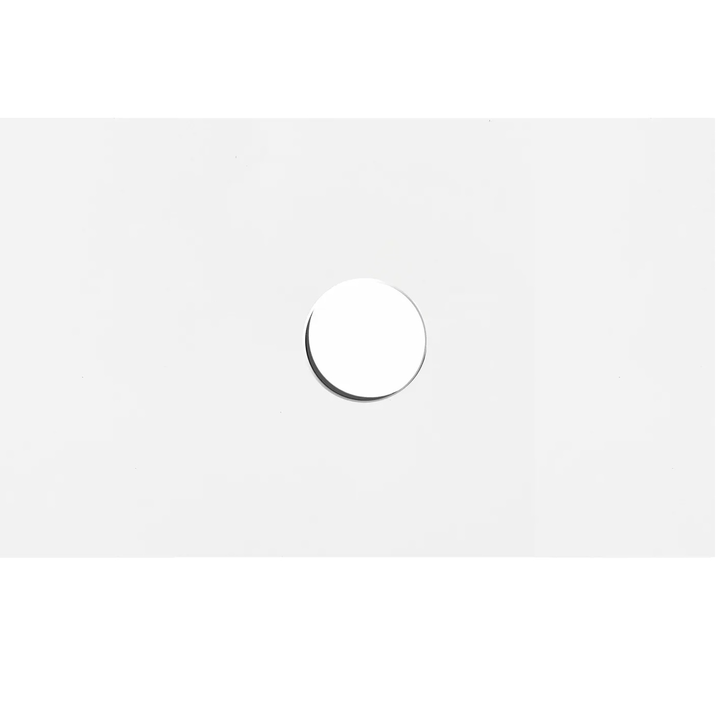 solid surface matte white top single bowl 0750mm