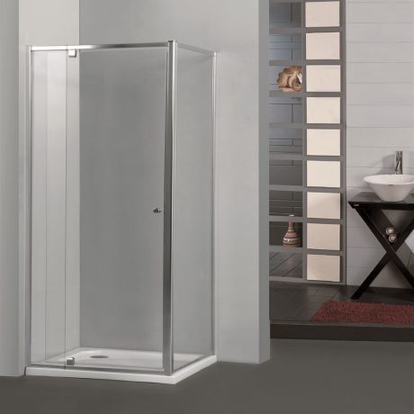 Semi Frame Pivot Door & Return Shower