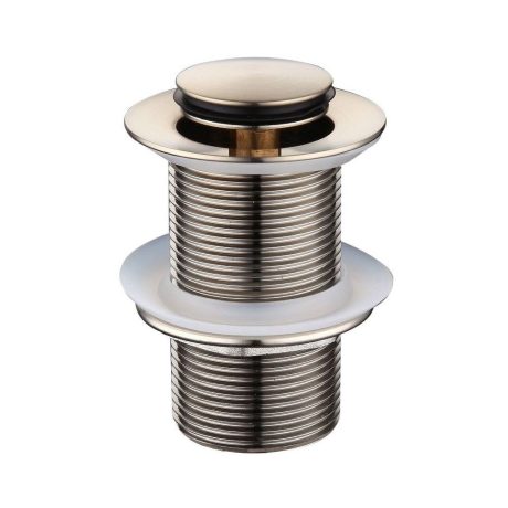 modern national pop up waste 32mm non overflow, pvd brushed nickel