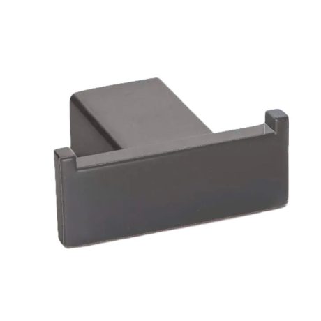 kara double robe hook, gun metal