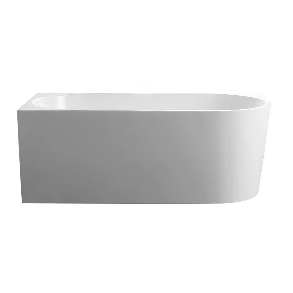 mila freestanding corner bathtub, 1700l