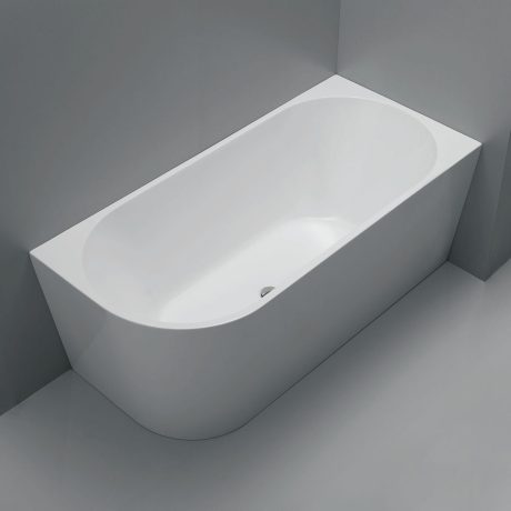 mila freestanding corner bathtub, 1700r