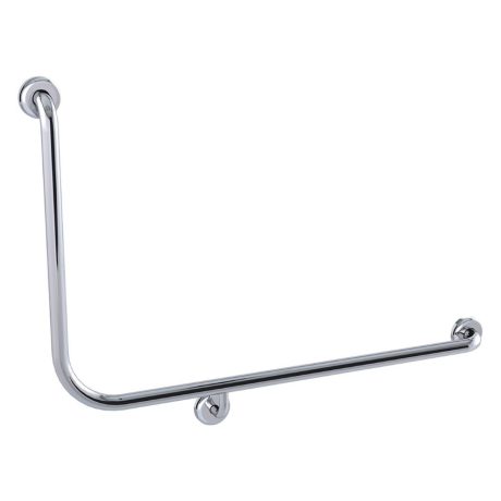 clam® flange 90° right hand accessible grab rail 960mm x 600mm