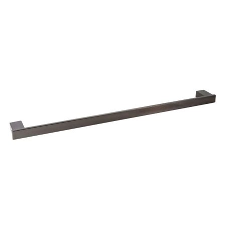 kara single towel rail 750mm, gun metal