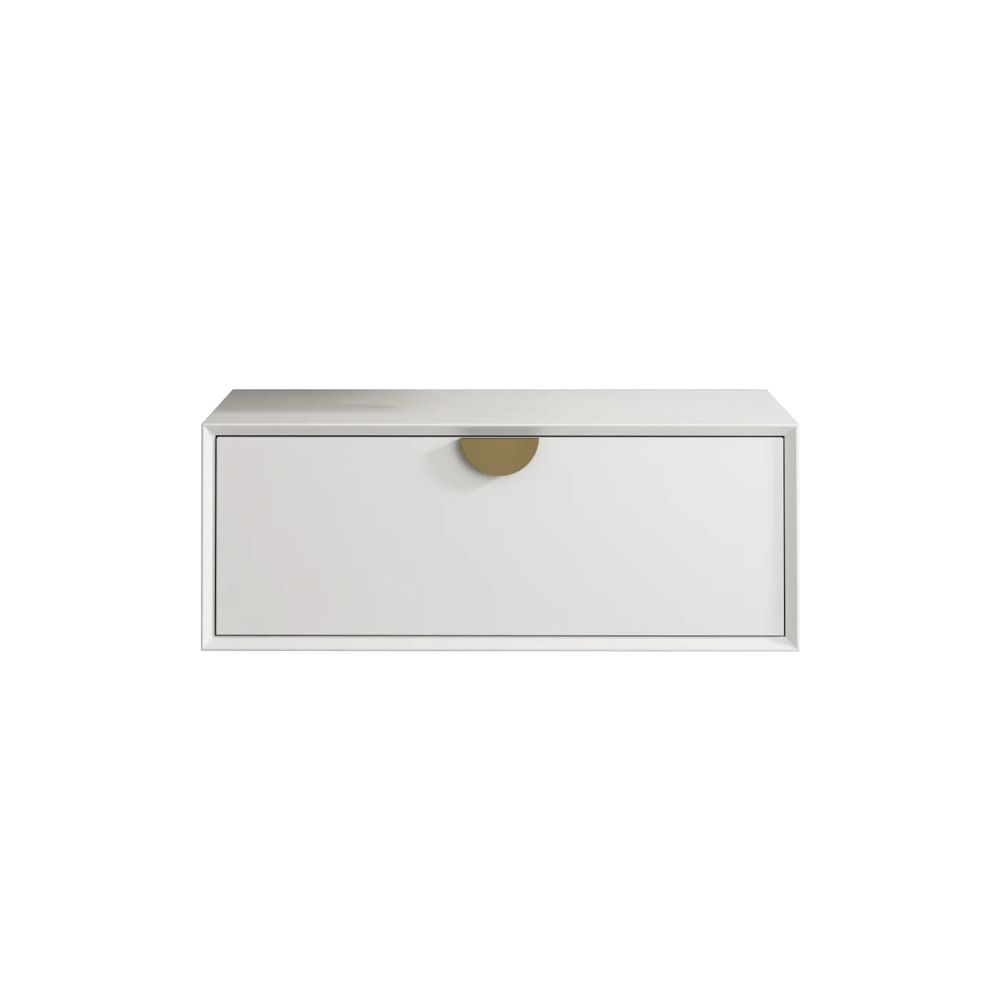 moonlight satin white wall hung cabinet 0750mm