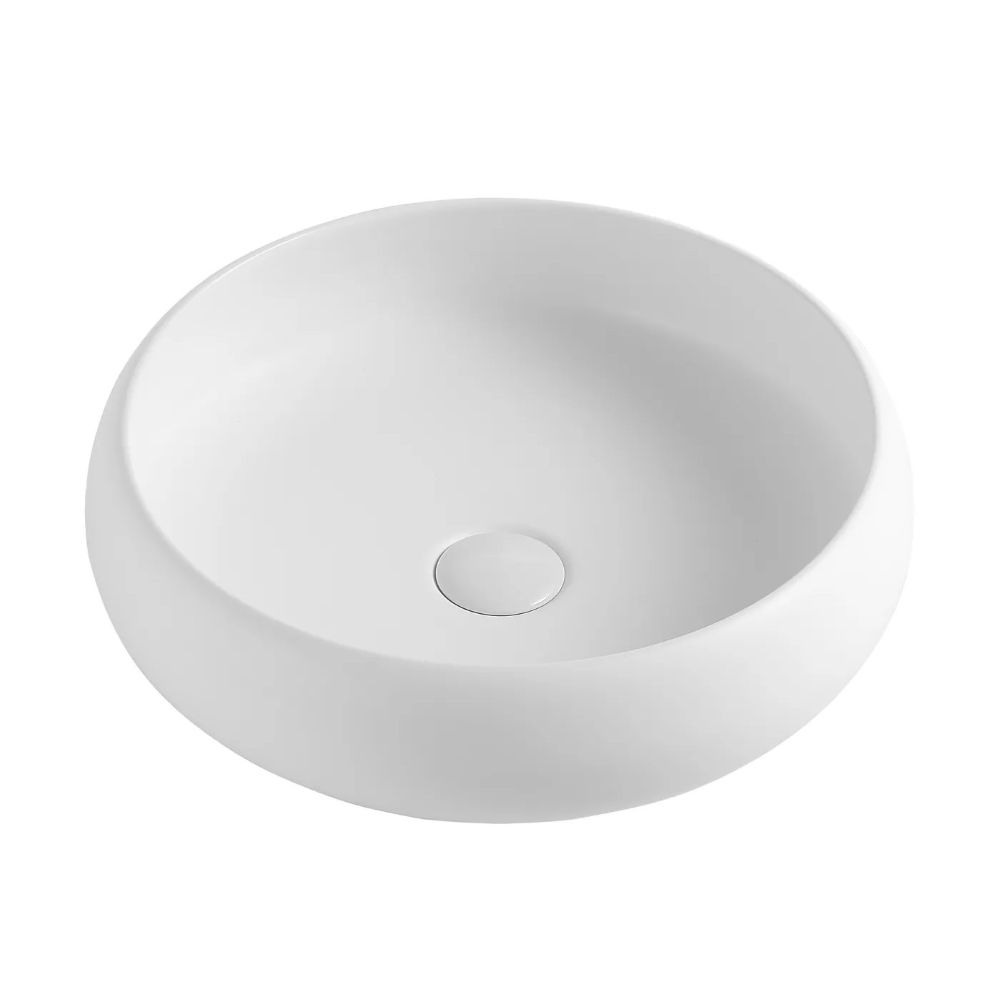 laguna basin, matte white 360x360x120mm