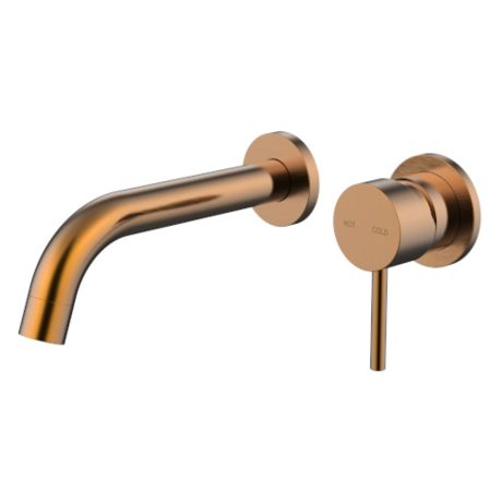 cioso pin down wall basin mixer and spout, rosa